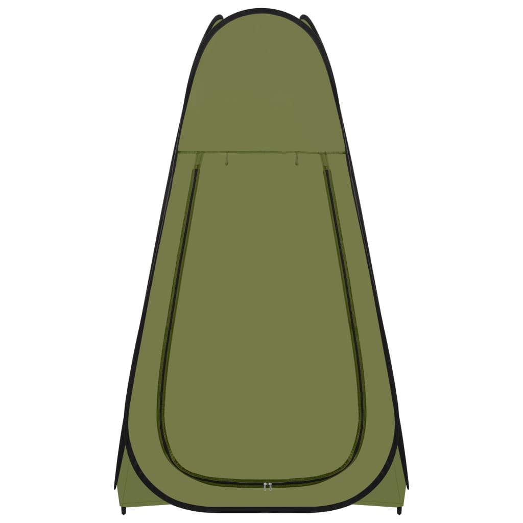Išskleidžiama dušo palapinė, žalios spalvos