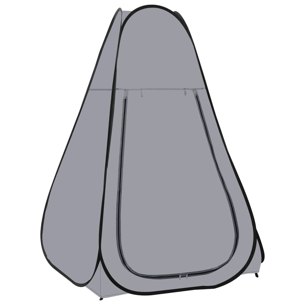 Išskleidžiama dušo palapinė, pilkos spalvos