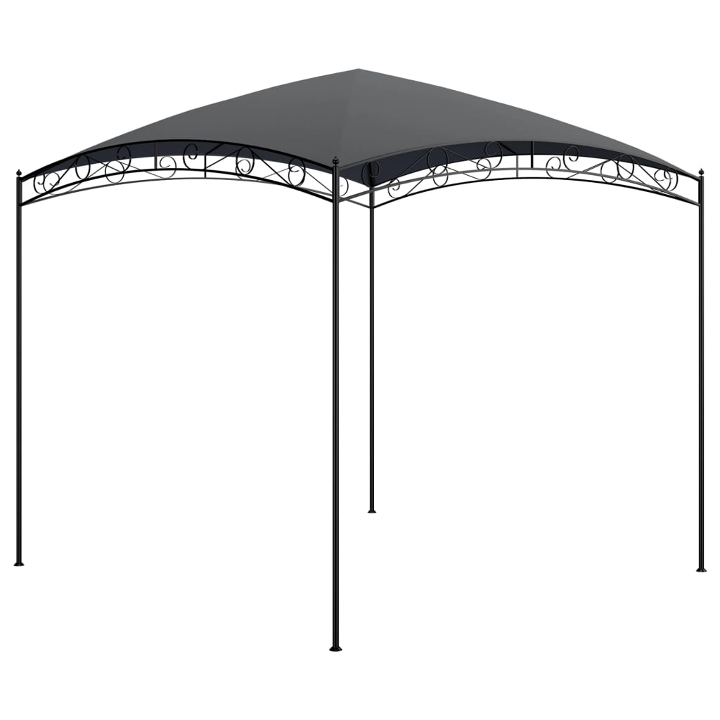 Pavėsinė LOFT, antracito, 3x3m