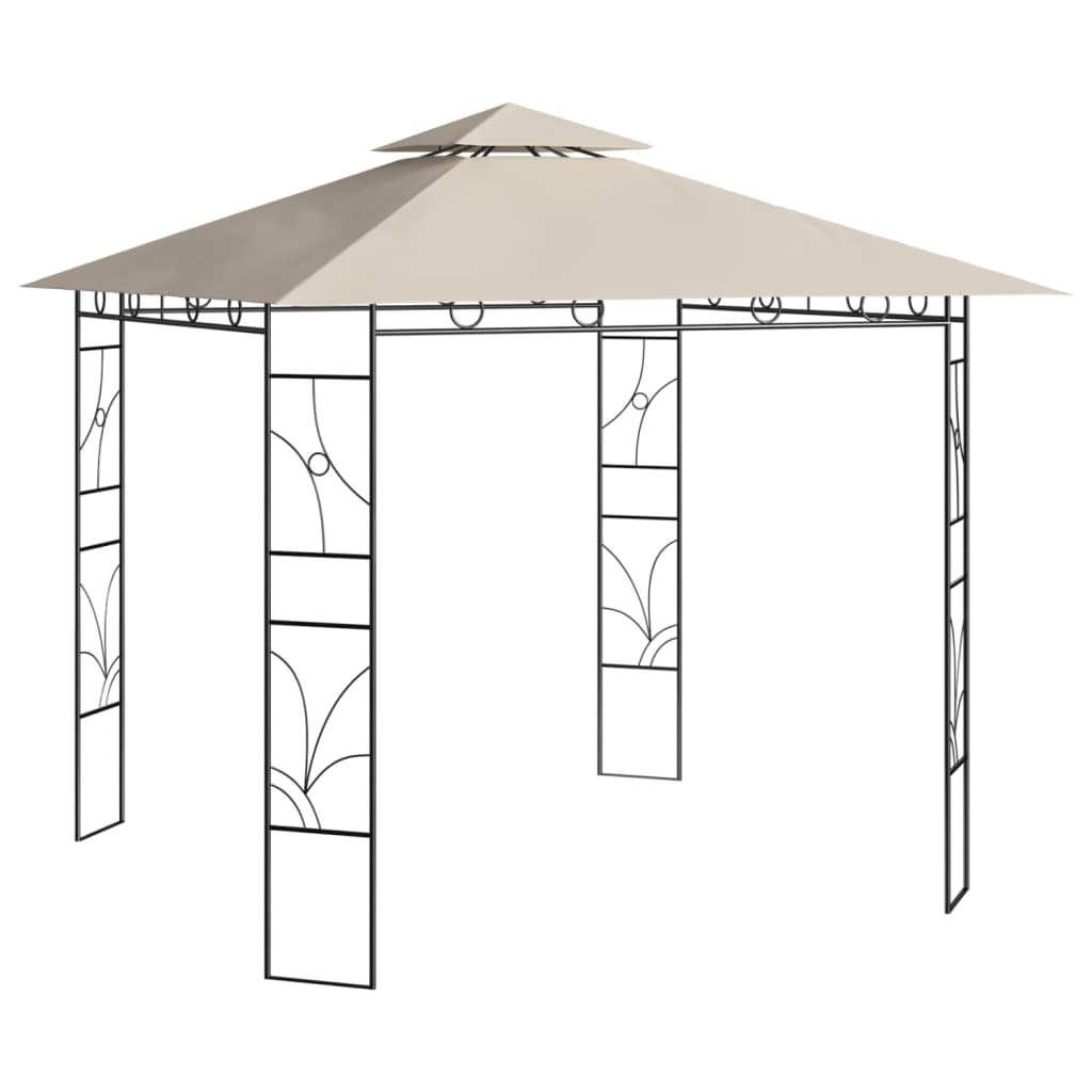 Pavėsinė LOFT, kreminė, 3x3m