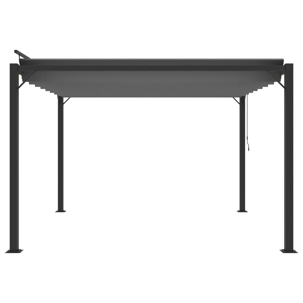 Pavėsinė LOFT, antracito, 3x3m