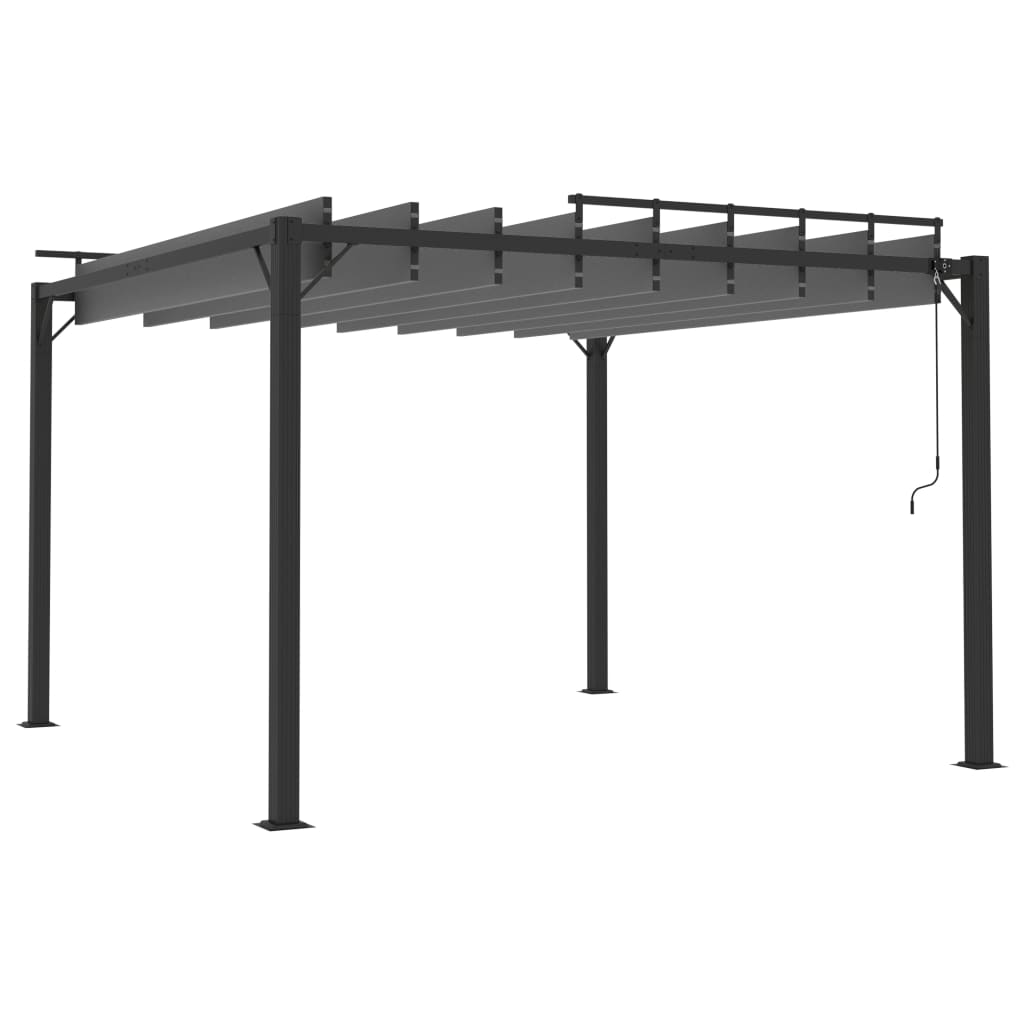 Pavėsinė LOFT, antracito, 3x3m
