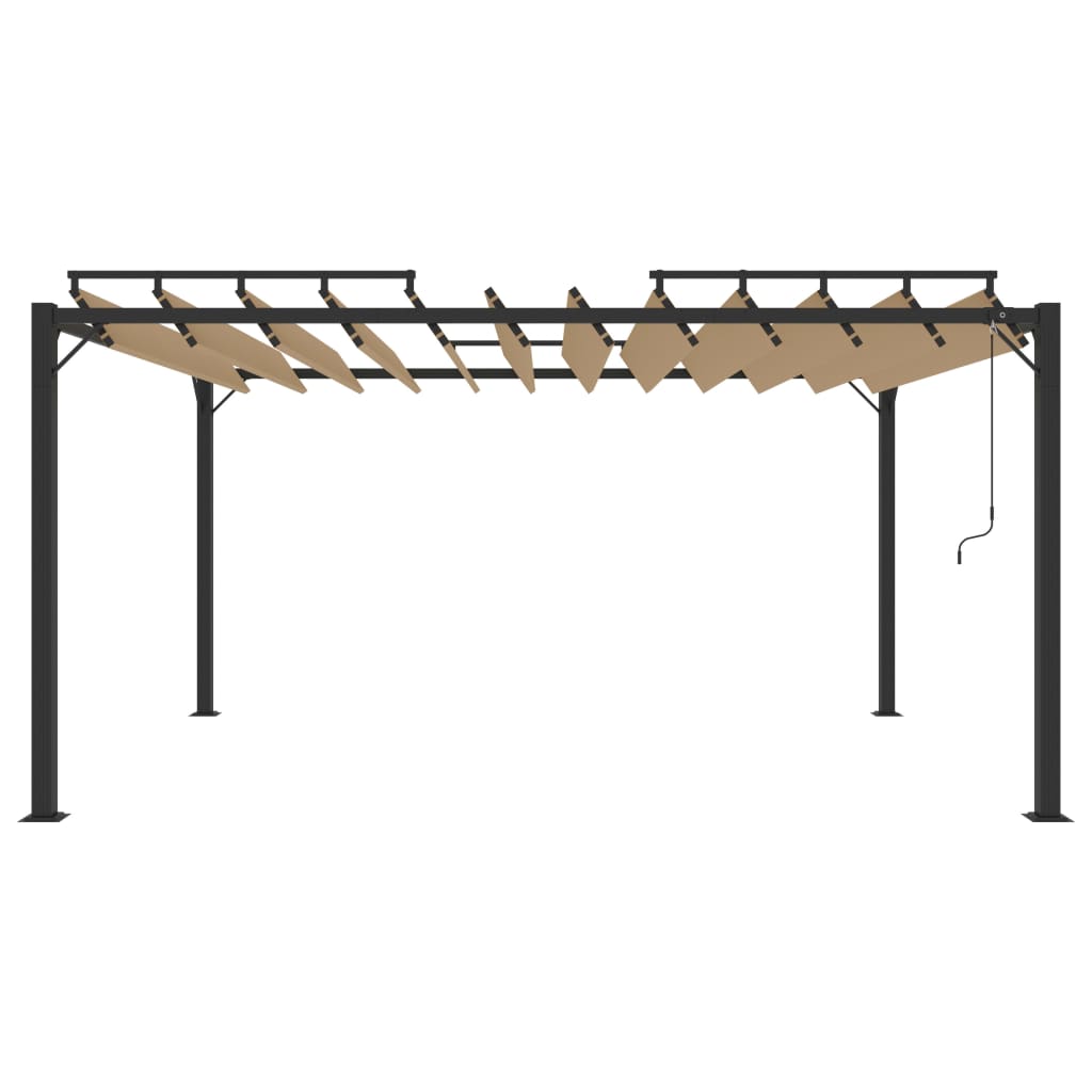 Pavėsinė LOFT, taupe, 3x4m