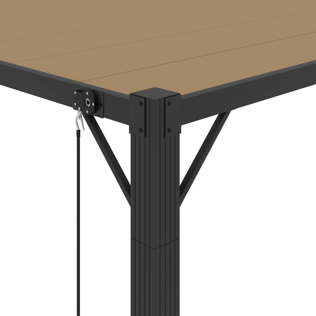 Pavėsinė LOFT, taupe, 3x4m