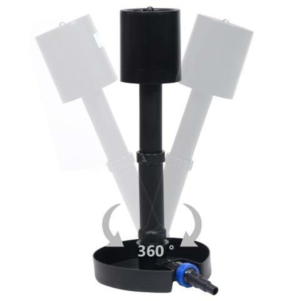 Standing pond surface skimmer