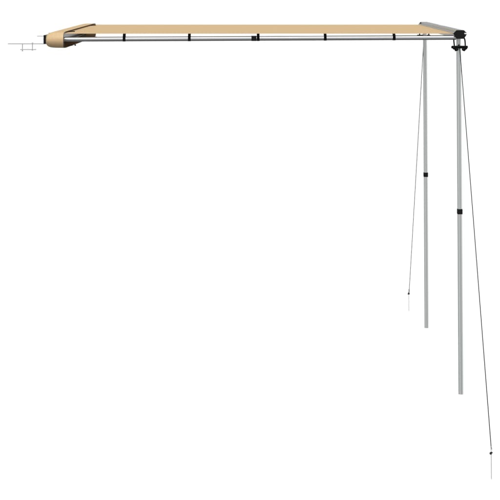 Markizė nameliui ant ratų, smėlio spalvos, 1,8x2,5x2,15m