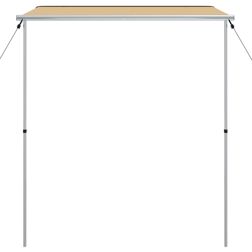 Markizė nameliui ant ratų, smėlio spalvos, 2x2x2,15m