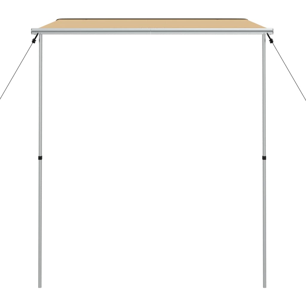 Markizė nameliui ant ratų, smėlio spalvos, 2x2,5x2,15m
