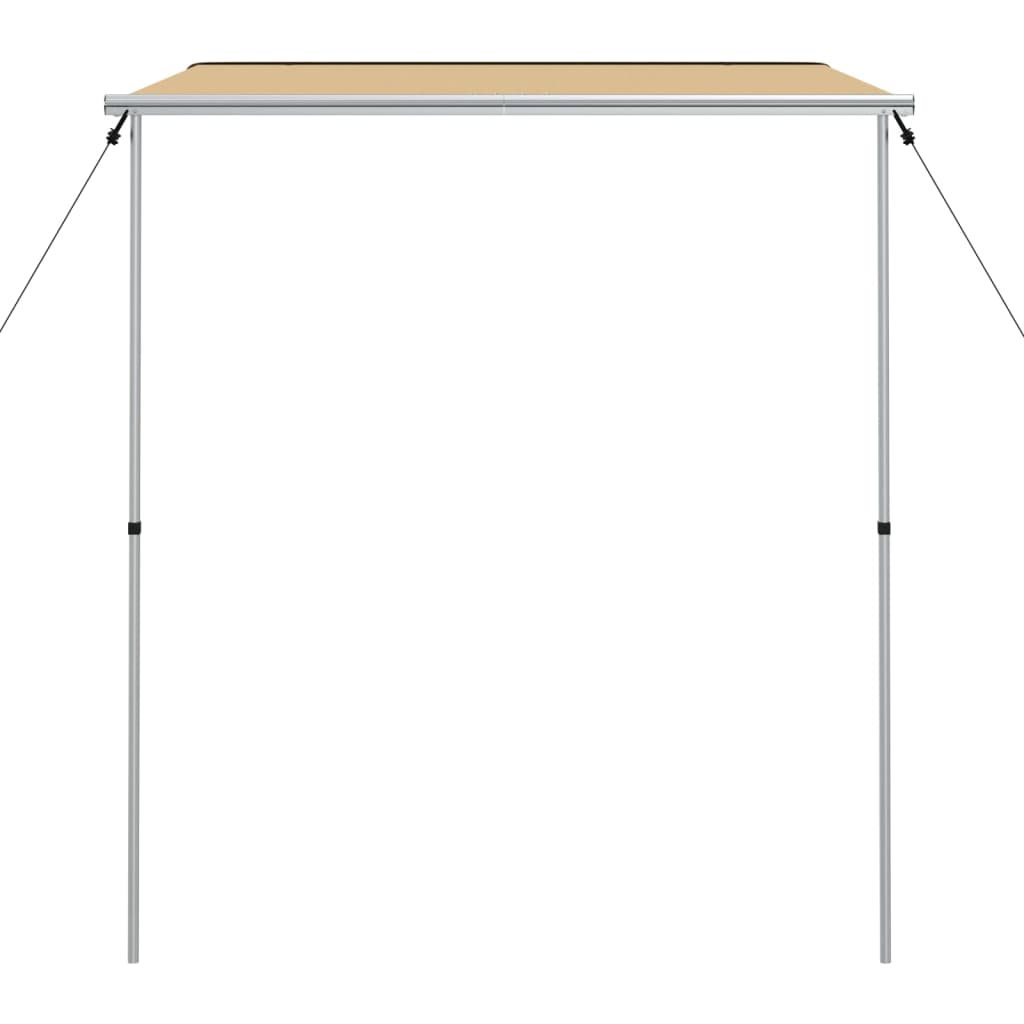 Markizė nameliui ant ratų, smėlio spalvos, 2,4x2,5x2,15m