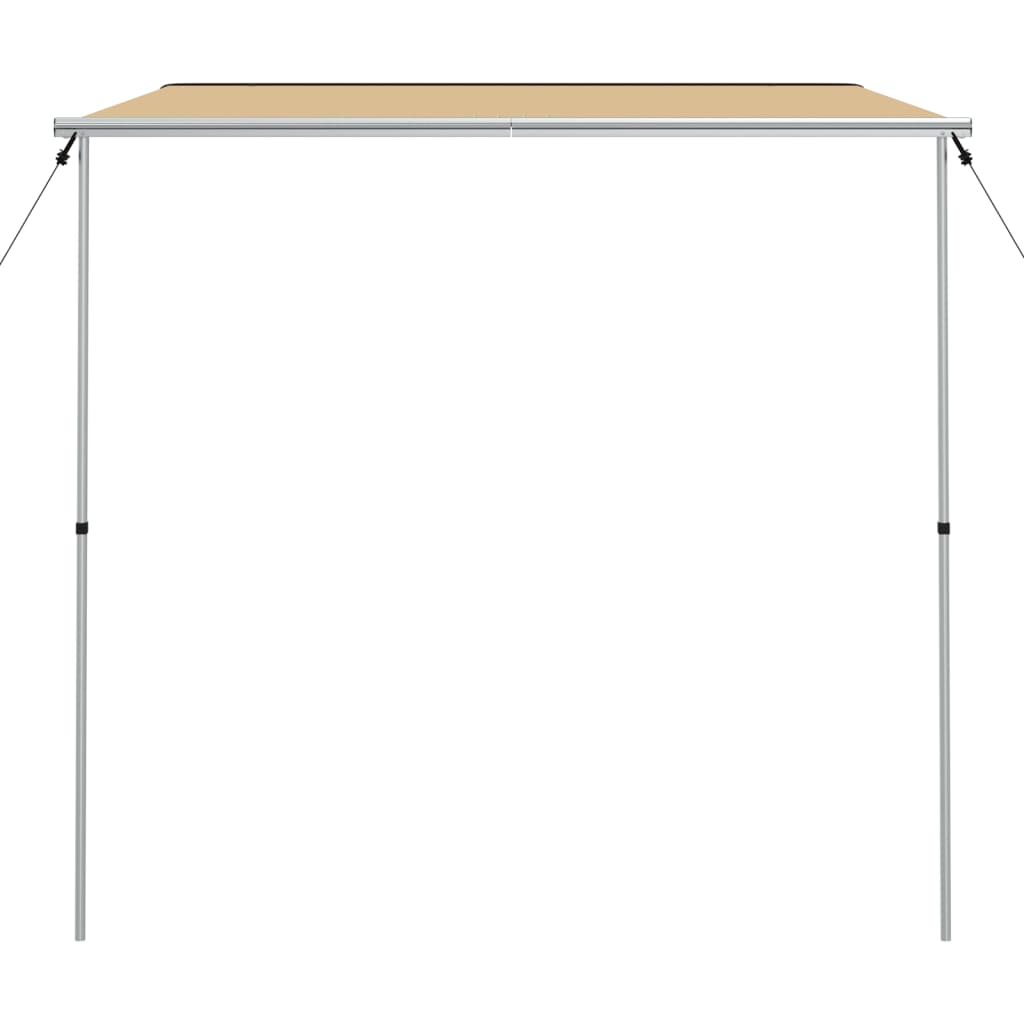 Markizė nameliui ant ratų, smėlio spalvos, 2,4x3x2,15m
