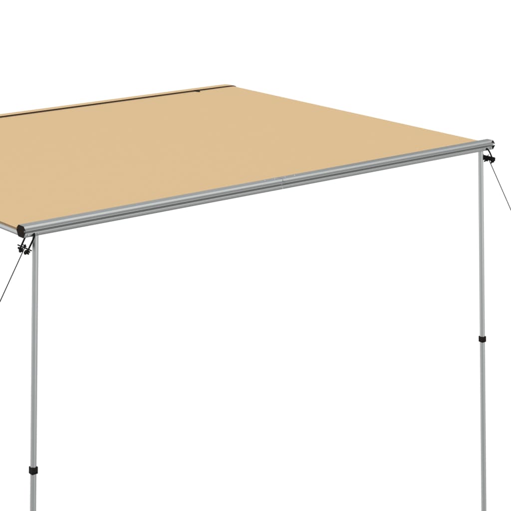 Markizė nameliui ant ratų, smėlio spalvos, 3x2,5x2,15m