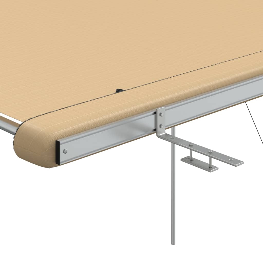 Markizė nameliui ant ratų, smėlio spalvos, 3x2,5x2,15m