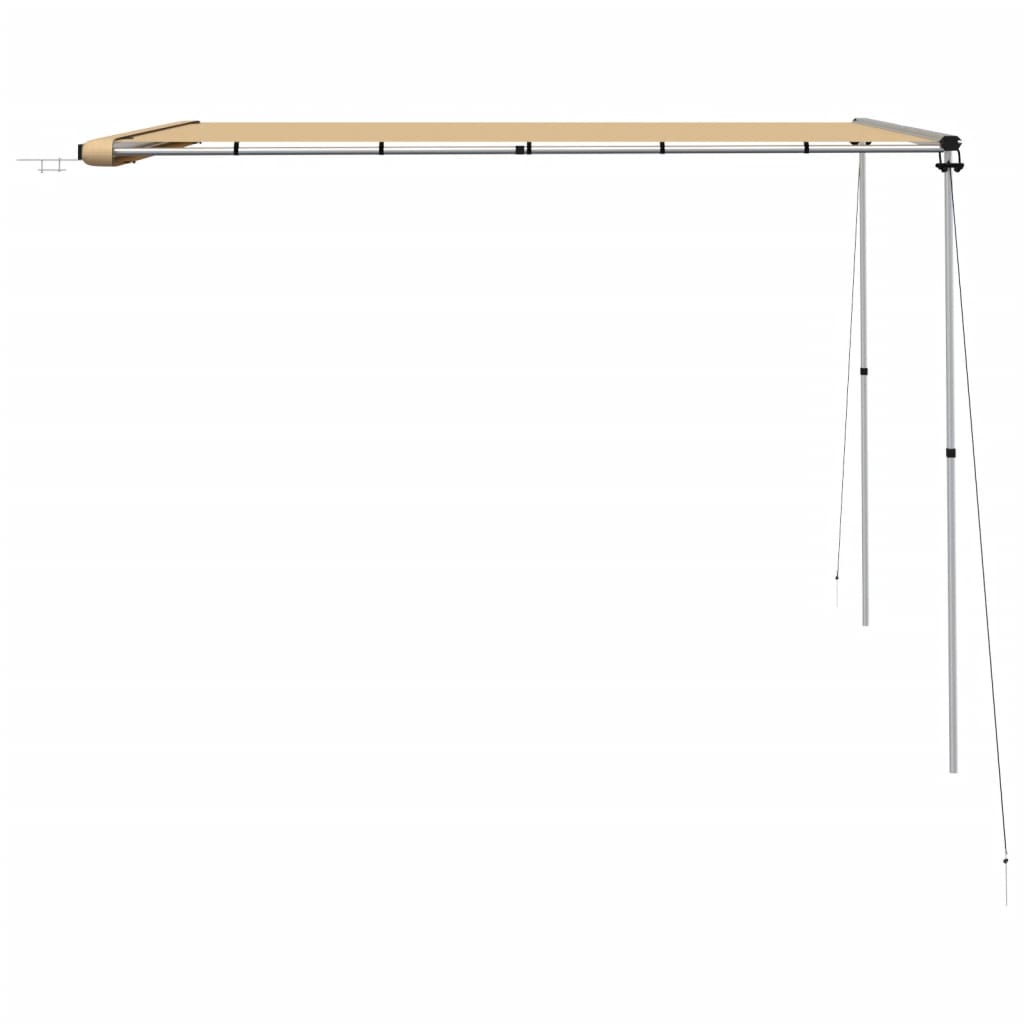 Markizė nameliui ant ratų, smėlio spalvos, 3x3x2,15m