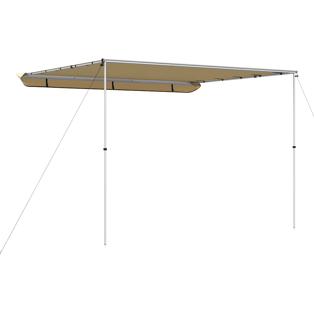 Markizė nameliui ant ratų, smėlio spalvos, 3,6x2x2,15m