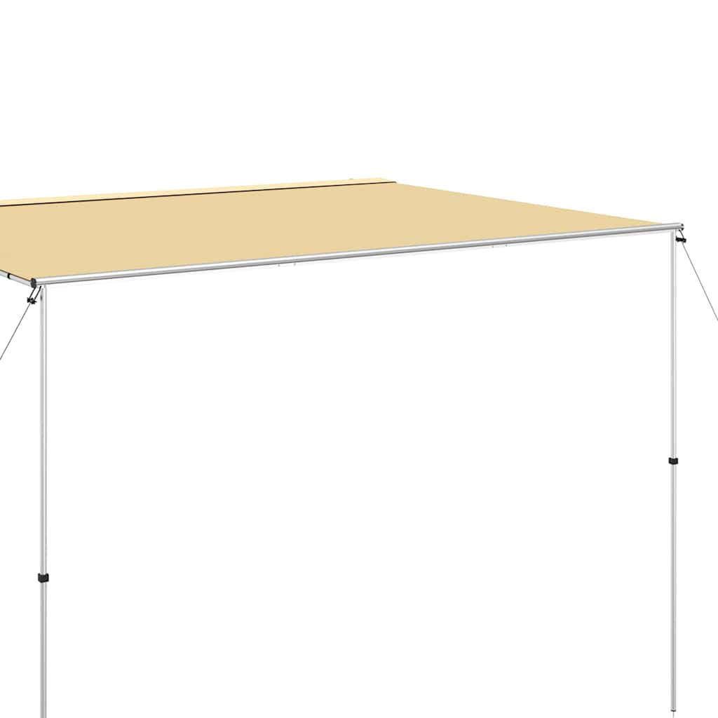 Markizė nameliui ant ratų, smėlio spalvos, 3,6x2x2,15m