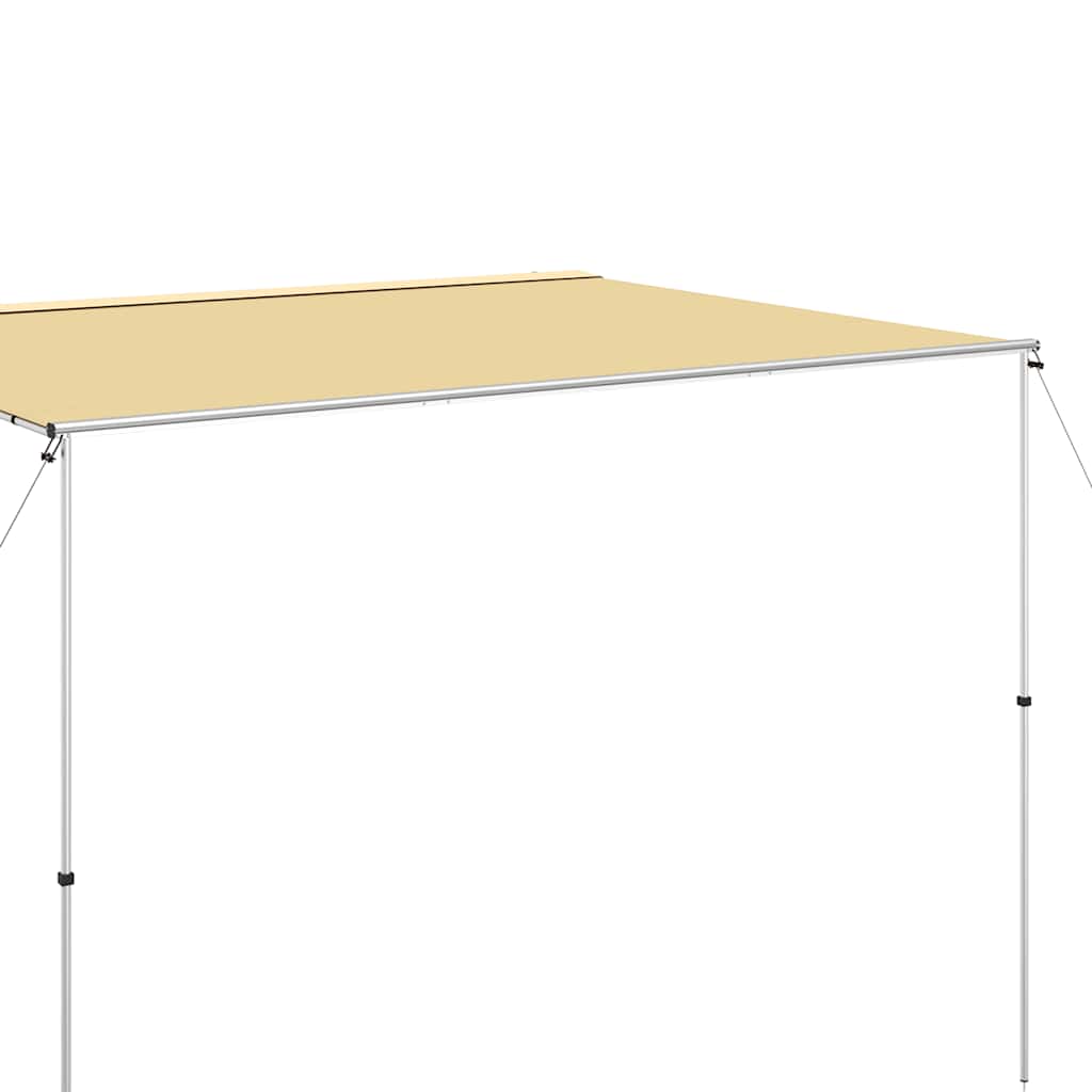 Markizė nameliui ant ratų, smėlio spalvos, 4x3x2,15m
