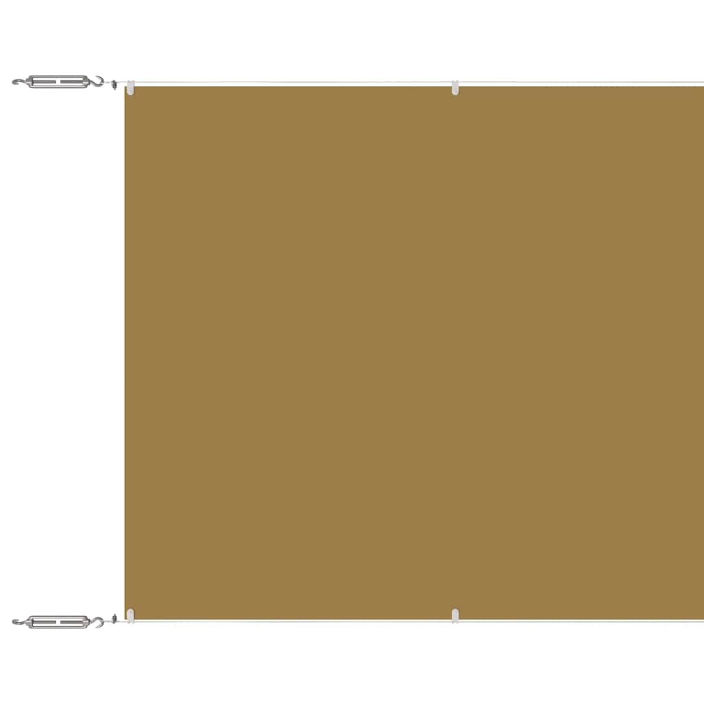 Vertikali markizė, smėlio spalvos, 60x1200cm, oksfordo audinys