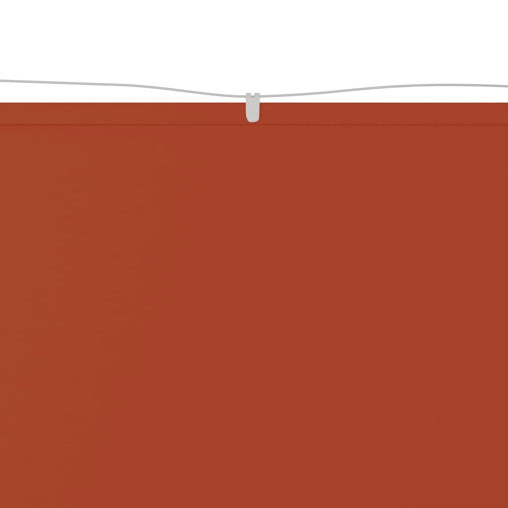 Vertical blind, terracotta, 140x360cm, oxford fabric