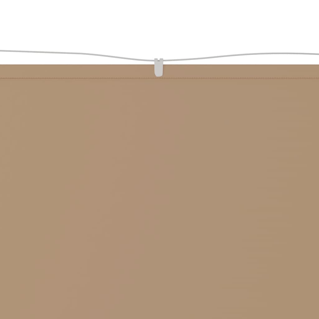 Vertikali markizė, taupe spalvos, 60x1200cm, oksfordo audinys