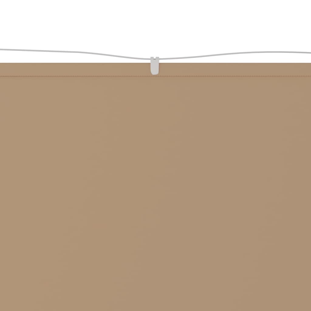 Vertikali markizė, taupe spalvos, 140x600cm, oksfordo audinys