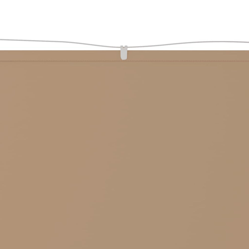 Vertikali markizė, taupe spalvos, 140x800cm, oksfordo audinys