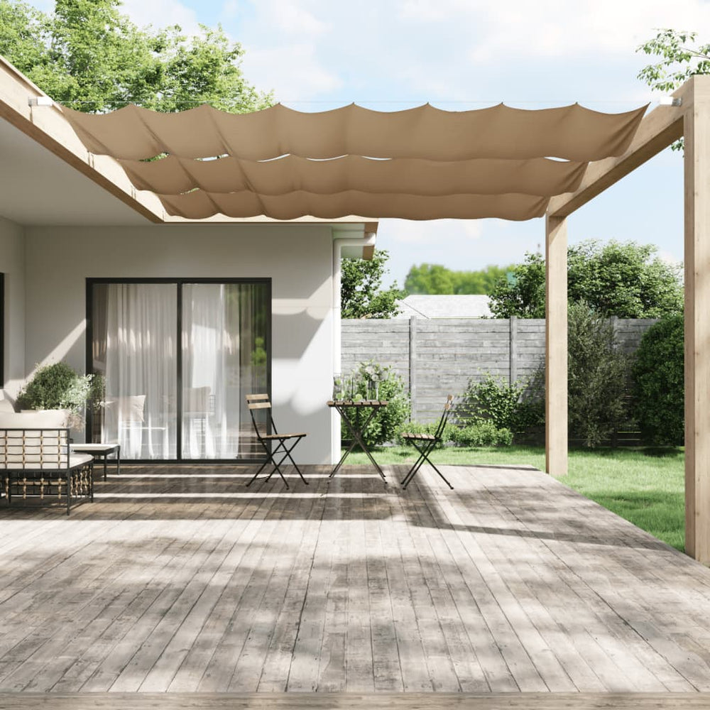 Vertikali markizė, taupe spalvos, 140x800cm, oksfordo audinys