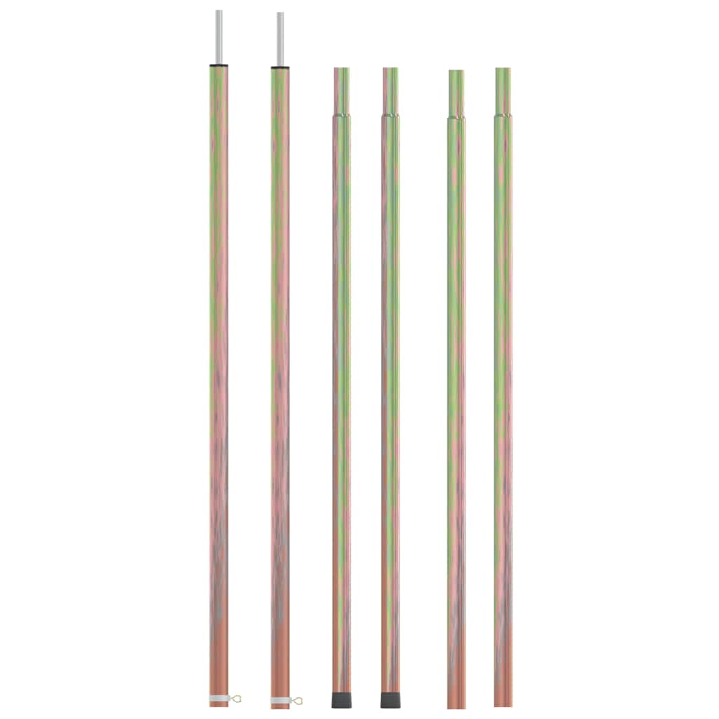 Telescopic tent poles, 2 pcs., 170-255cm, steel