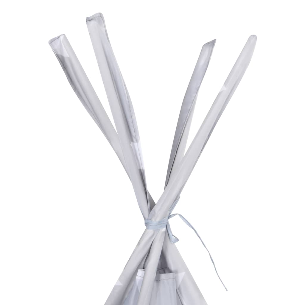 Vaikiška tipi palapinė, pilka, 115x115x160cm, poliesteris