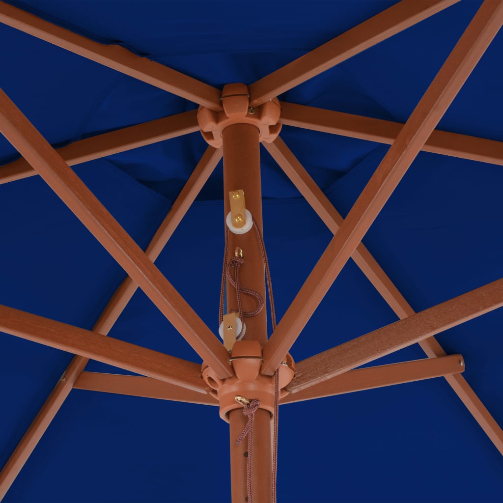 Dārza saulessargs CADE, zils, 270x244cm