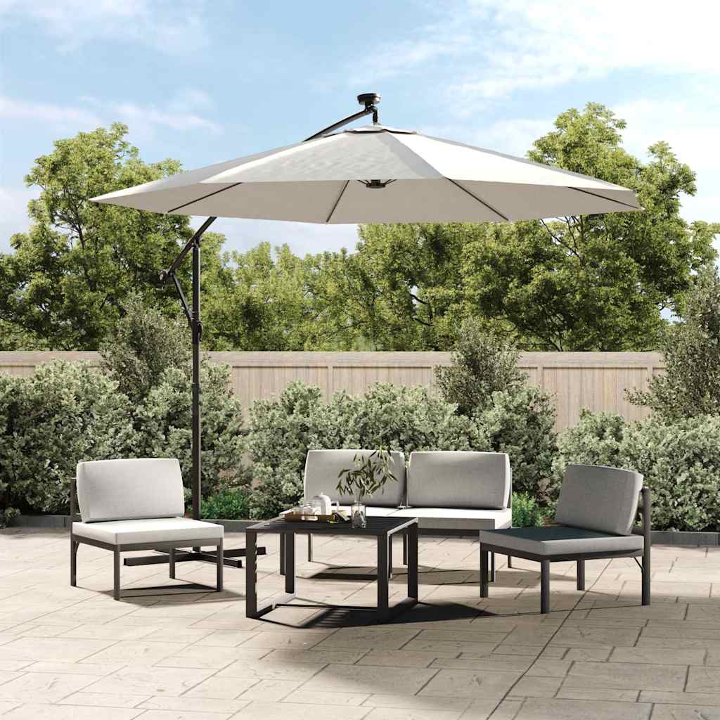 Replacement fabric for a cantilever parasol, sand white, 300cm