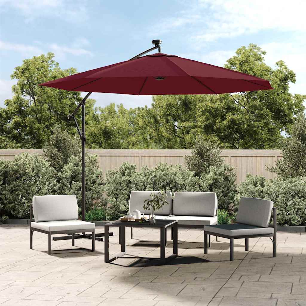 Replacement canopy for cantilever umbrella, cherry, 300cm