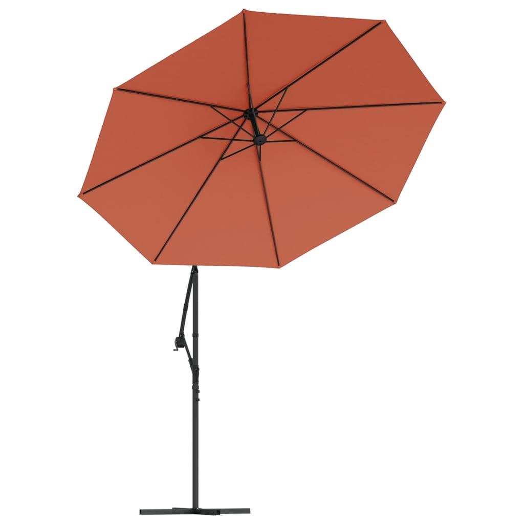 Replacement fabric for cantilever parasol, terracotta, 350cm