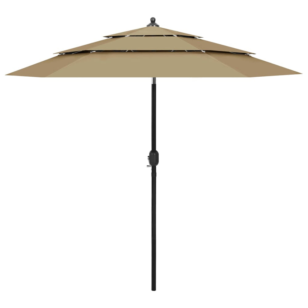 Sodo skėtis CARSON, taupe, 250x229cm