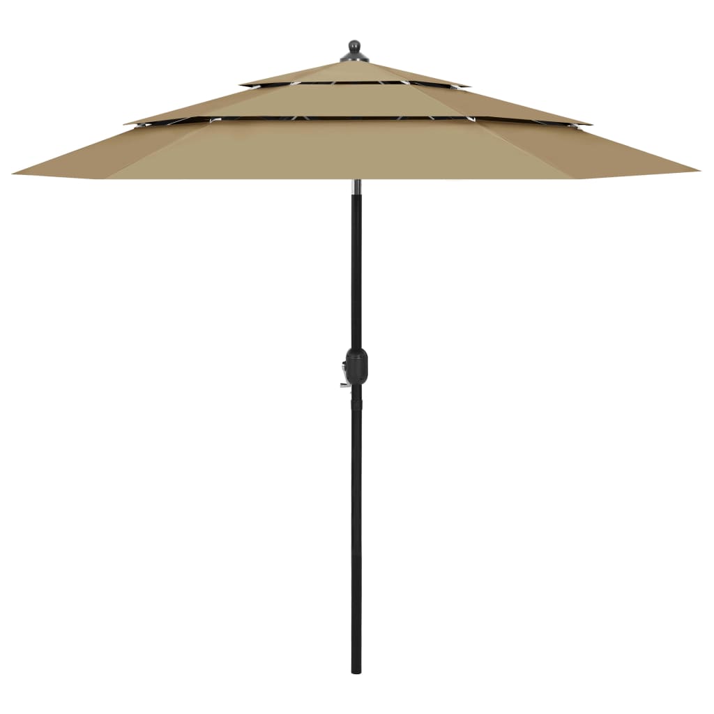 Sodo skėtis CARSON, taupe, 250x229cm
