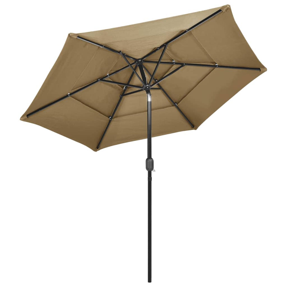 Sodo skėtis CARSON, taupe, 250x229cm
