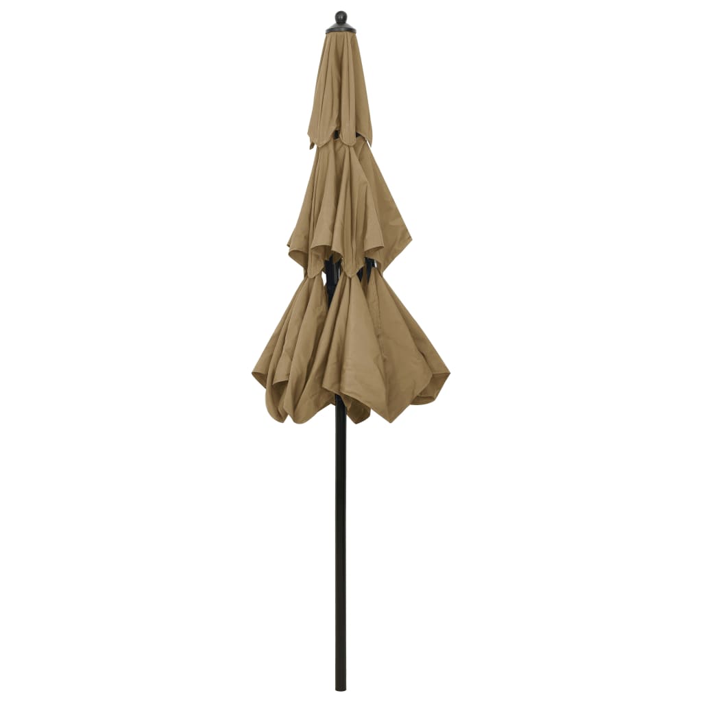 Sodo skėtis CARSON, taupe, 250x229cm