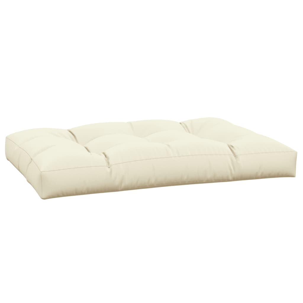 Pallet cushion, cream, 120x80x12cm, fabric