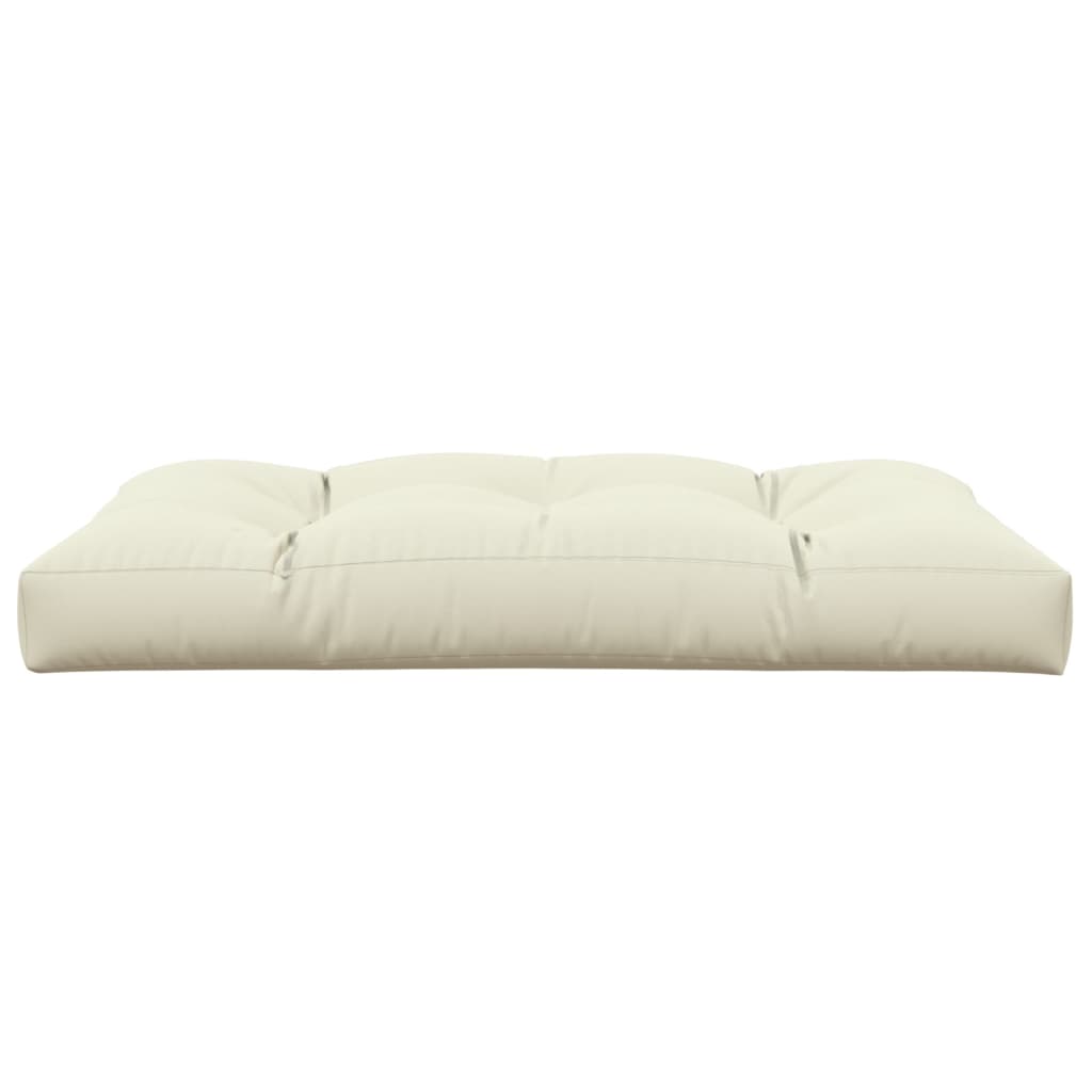 Pallet cushion, cream, 120x80x12cm, fabric