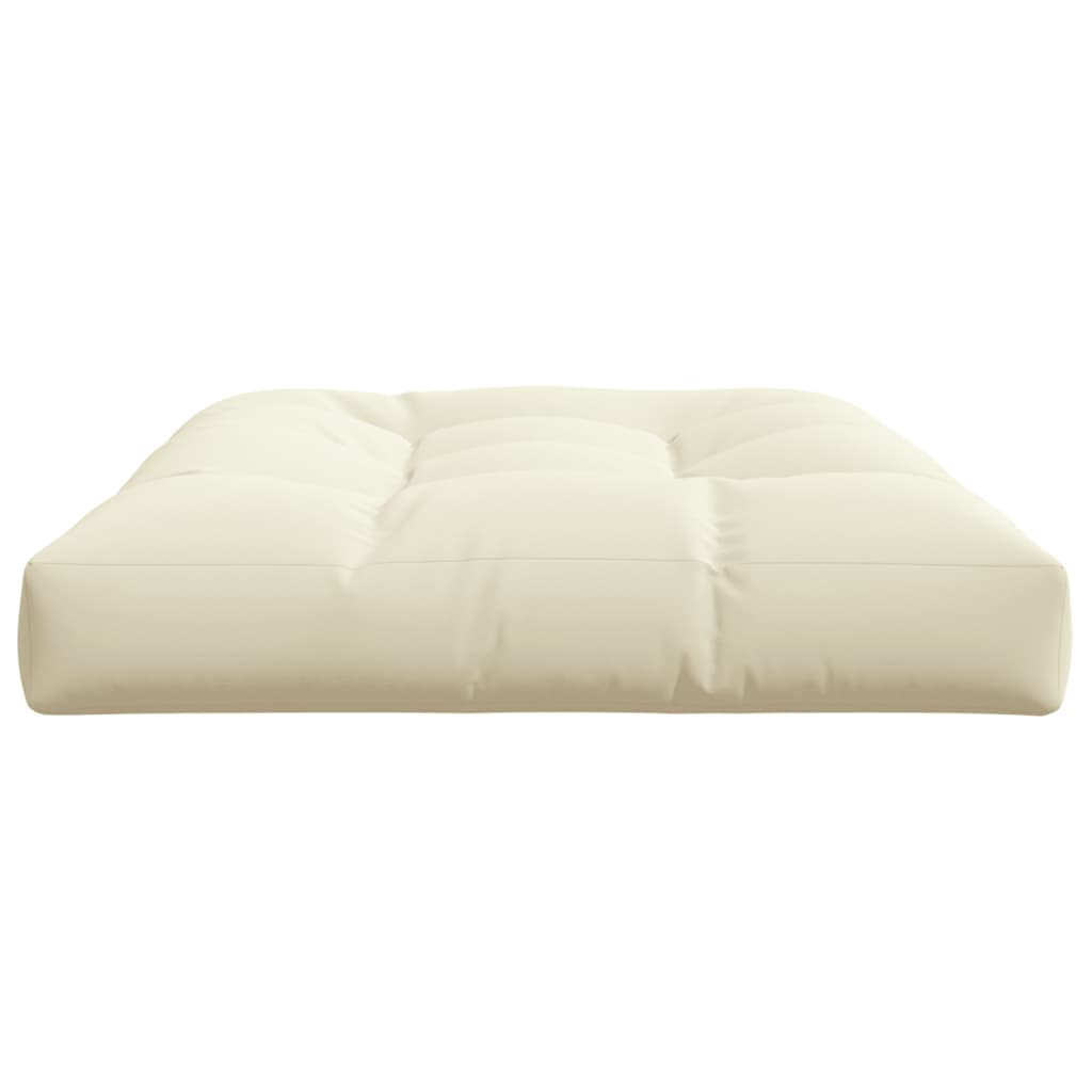 Pallet cushion, cream, 120x80x12cm, fabric