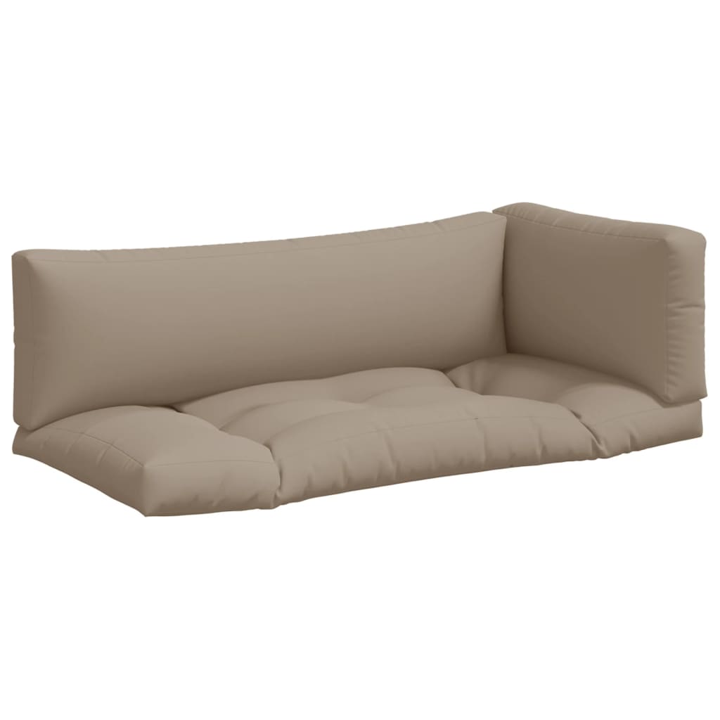 Palečių pagalvėlės, 3vnt., taupe spalvos, audinys