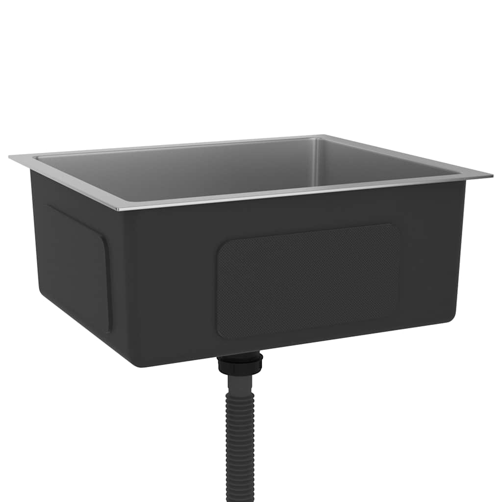 Kitchen sink, handmade, stainless steel