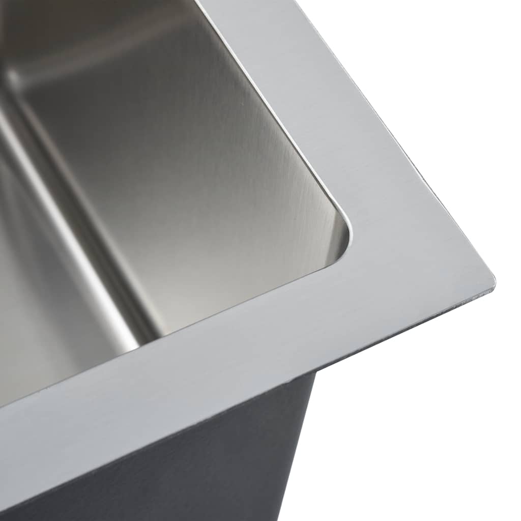 Kitchen sink, handmade, stainless steel