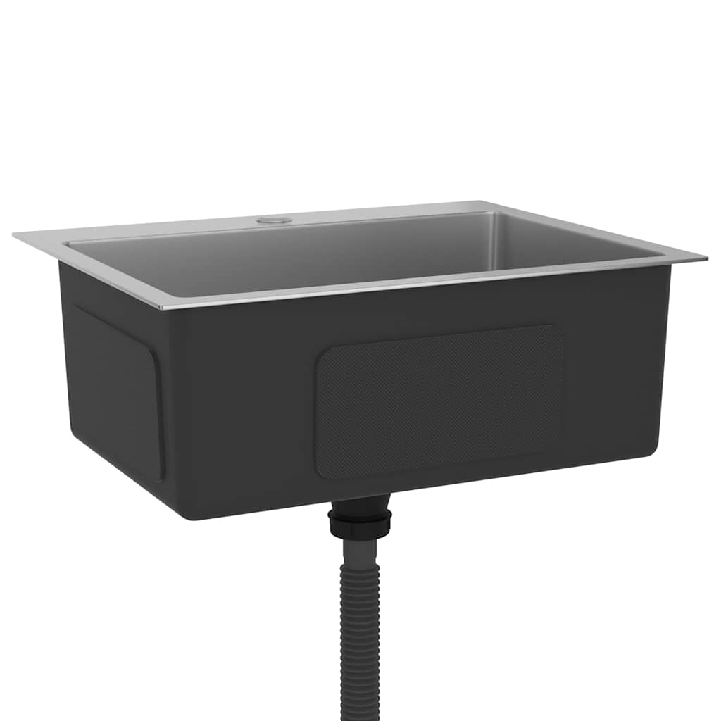 Kitchen sink, handmade, stainless steel