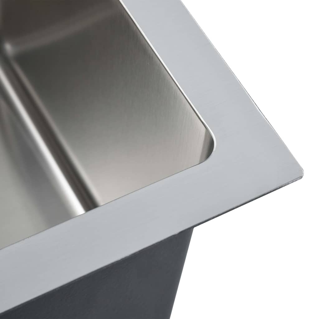 Kitchen sink, handmade, stainless steel