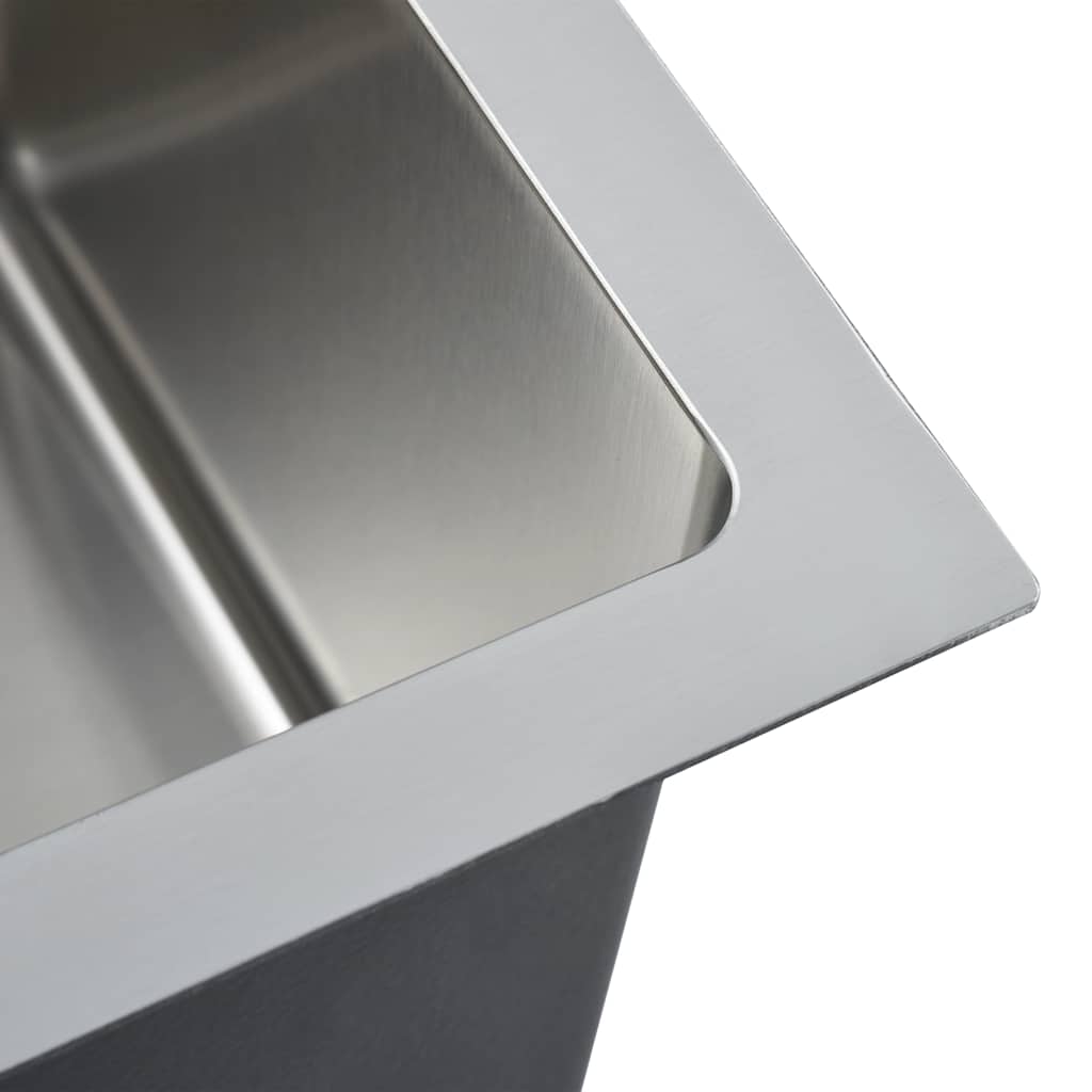 Kitchen sink, handmade, stainless steel