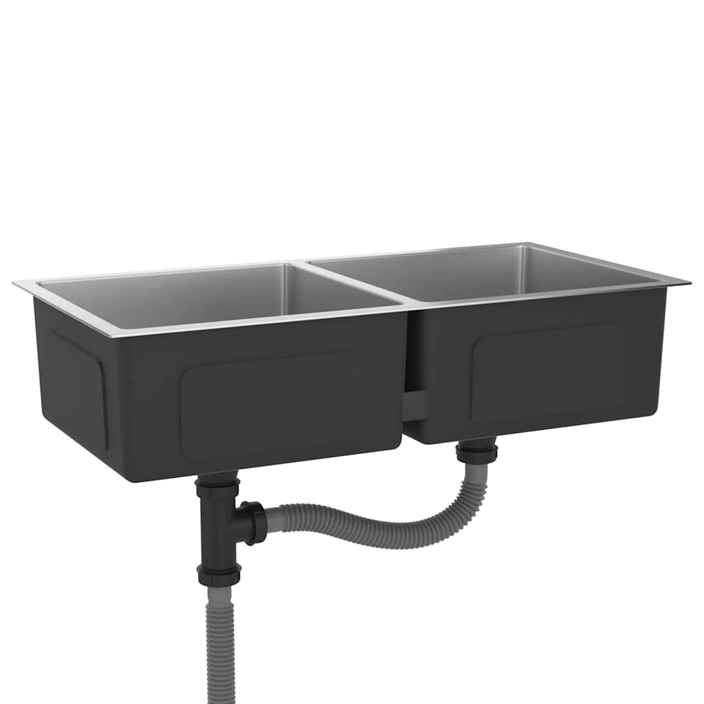Kitchen sink, handmade, stainless steel