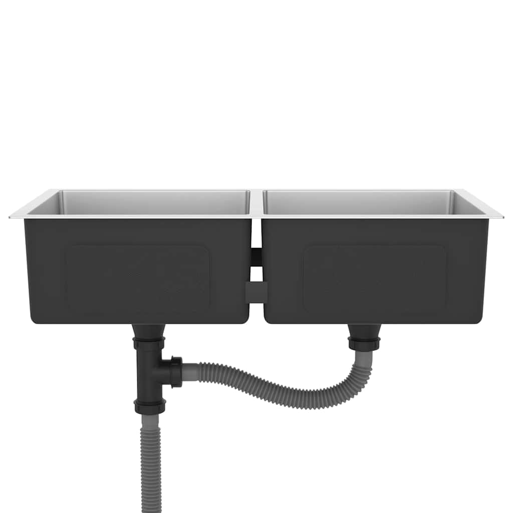 Kitchen sink, handmade, stainless steel