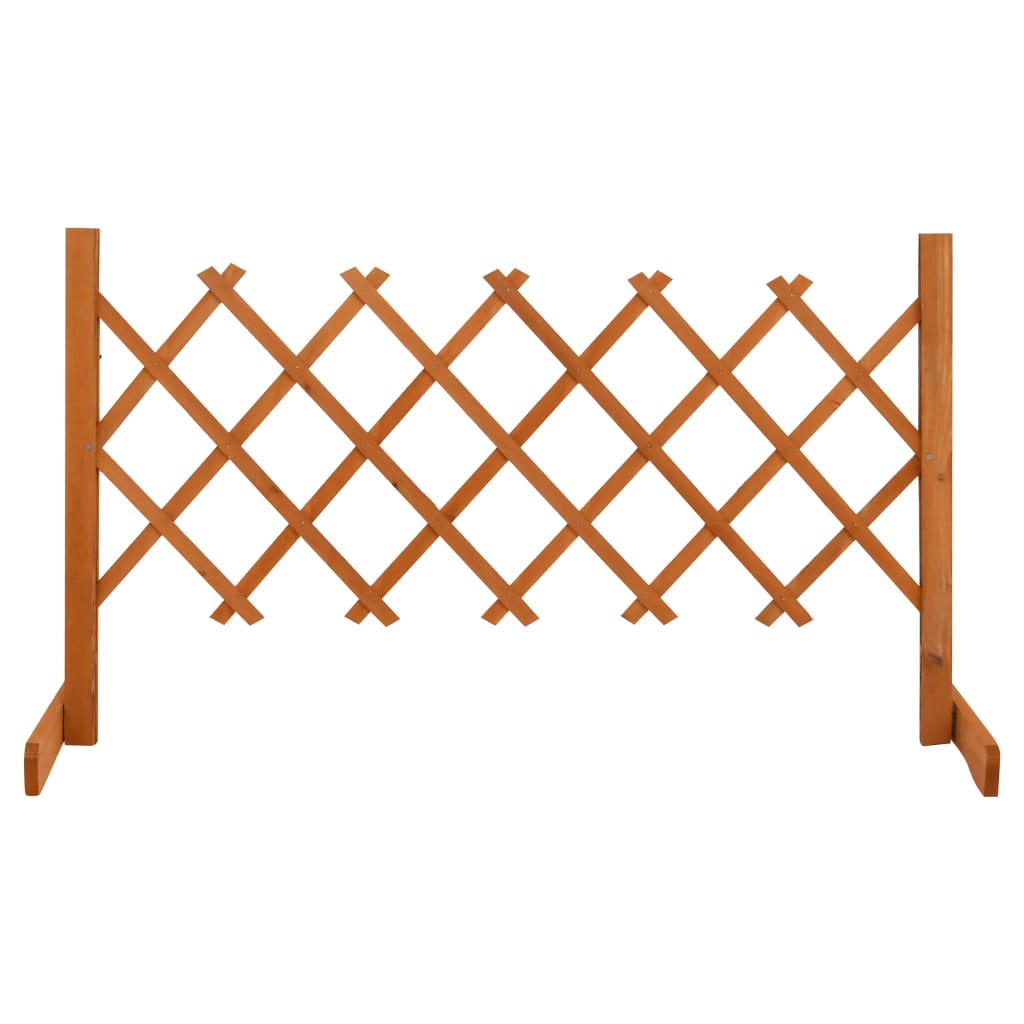 Garden trellis-fence, orange, 120x60cm, solid spruce