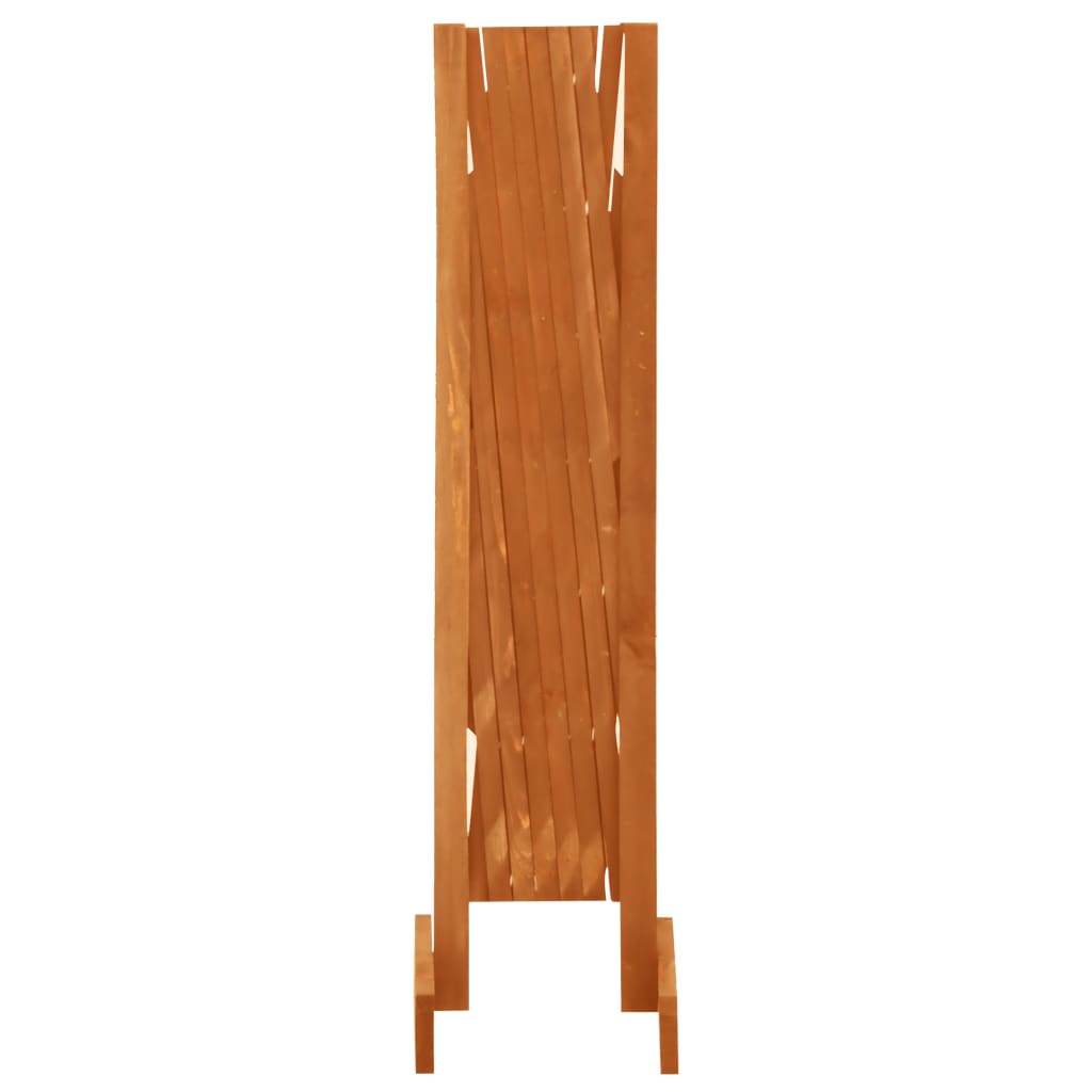 Garden trellis fence, orange, 120x90cm, solid fir wood