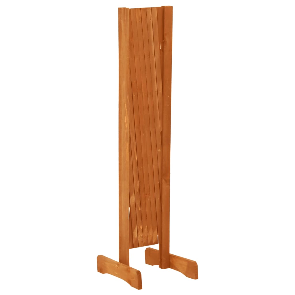 Garden trellis fence, orange, 120x90cm, solid fir wood